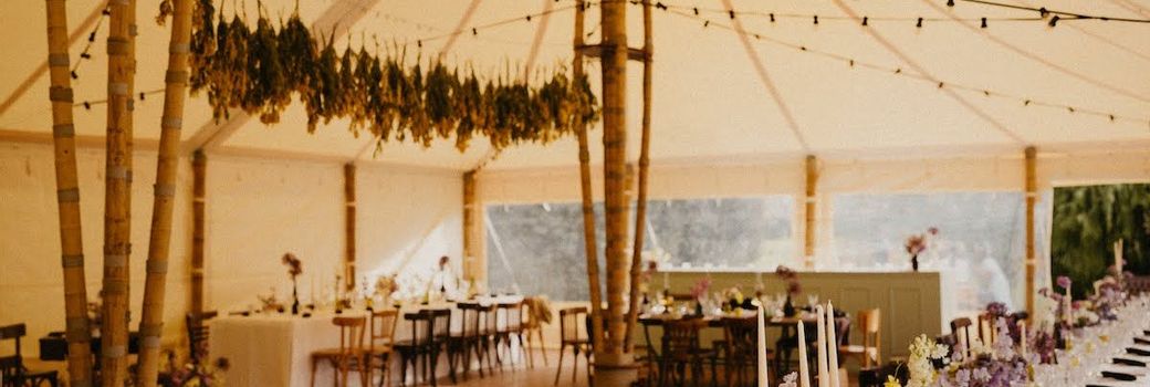 Spring wedding under a Bamboo Marquee in Yvelines