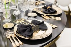 Golden tableware