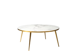 White marbled Trinity table