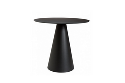 Table haute design noir