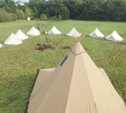 Atawa campement éco-responsable pour un séminaire nature FAGUO en forêt